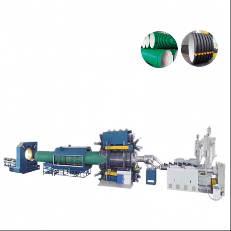 HDPE,PP Poutū Momo Paipa Kowakawaka Taiepa Rua me te PVC Ribbed Pipe Extrusion Raina